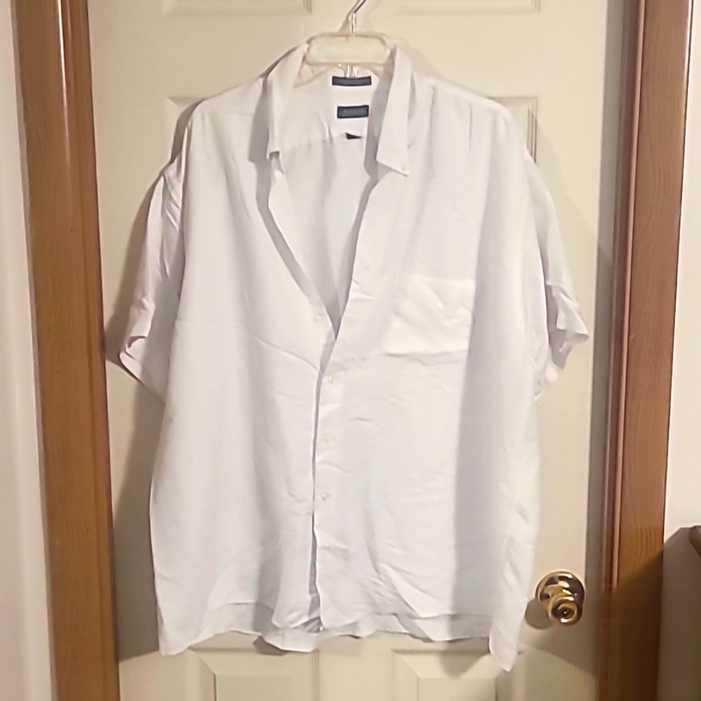 Men's Arrow White Short Sleeve Dress Shirt